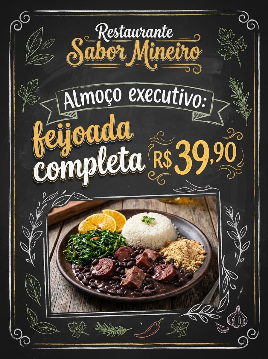 Lousa de restaurante