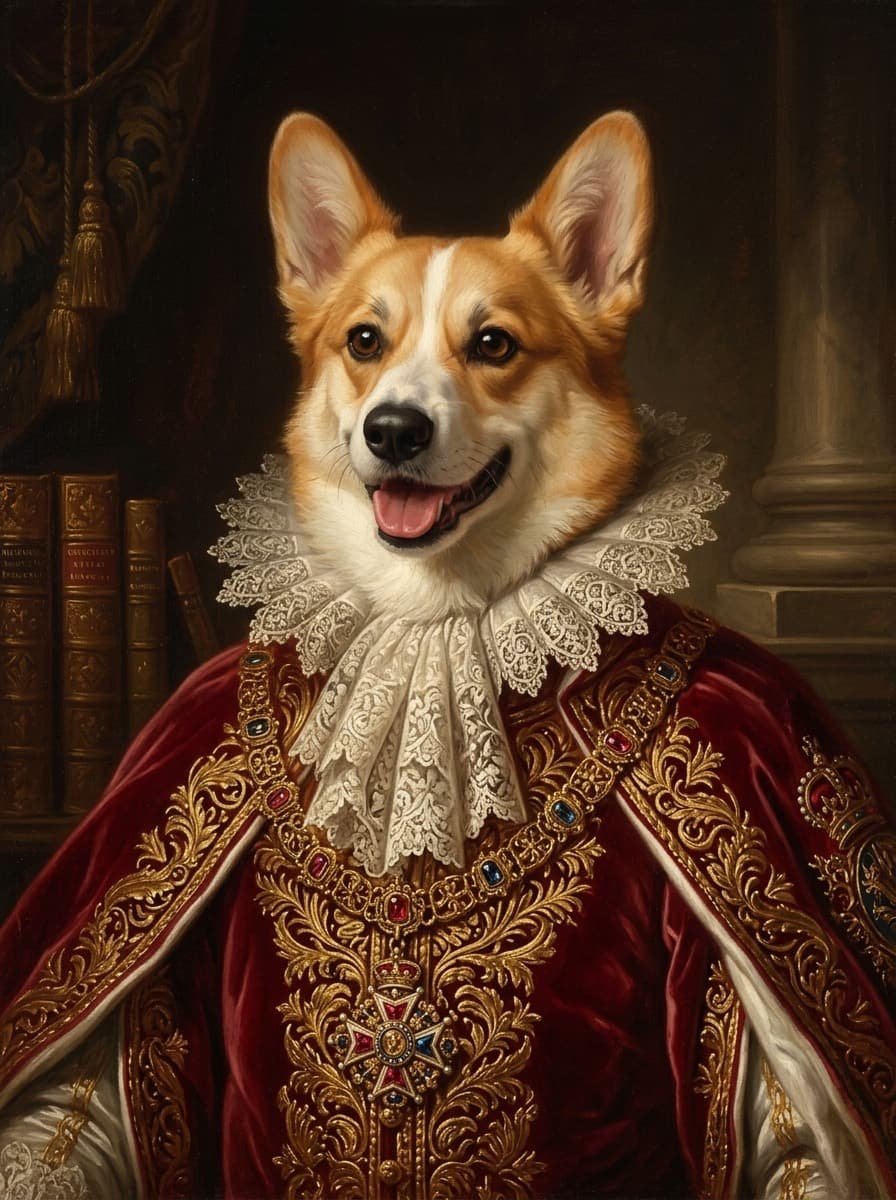 Example 5: Royal portrait