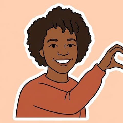 Line-art sticker, two women