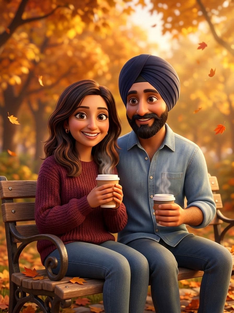 3D animated movie couple