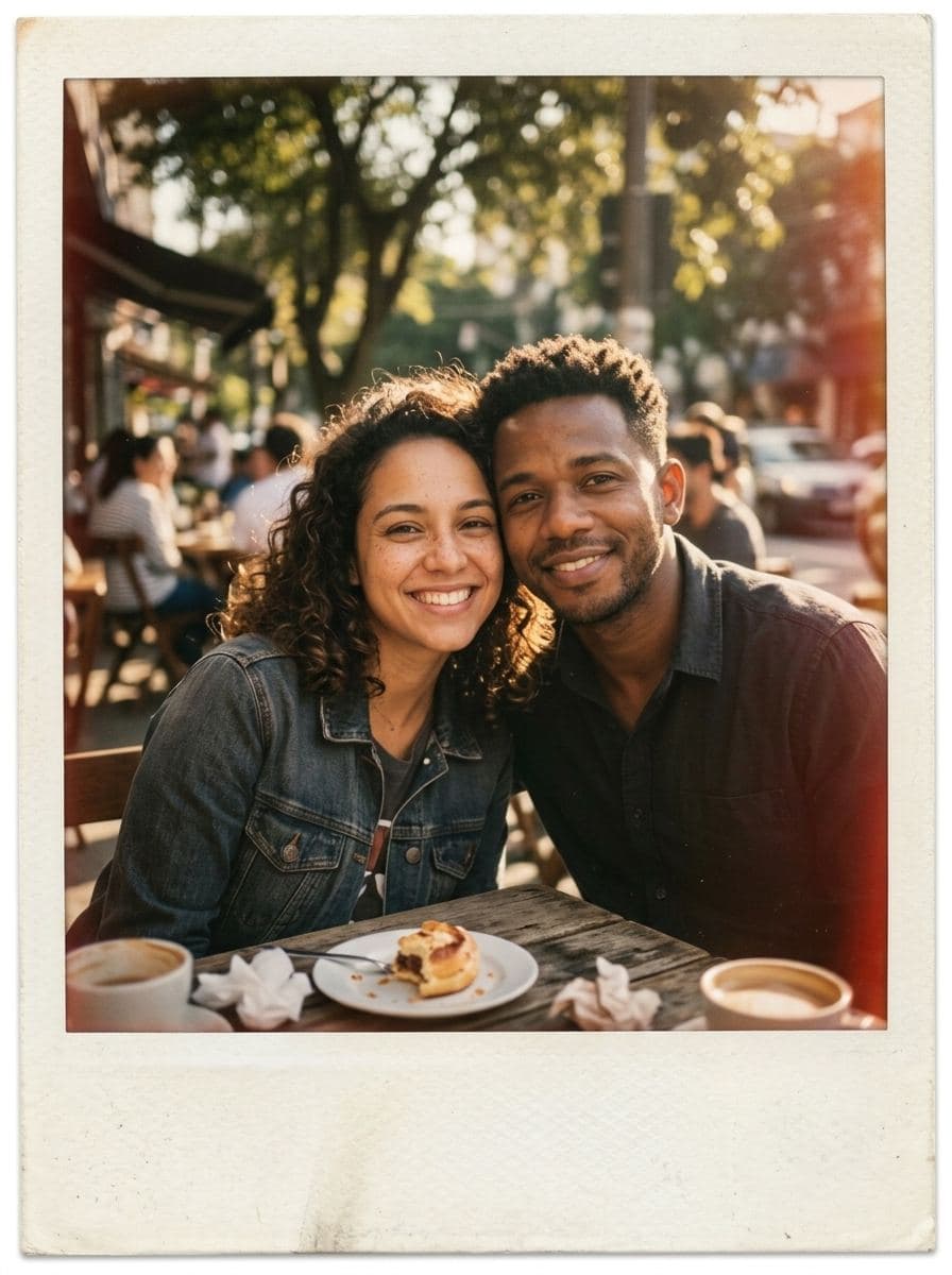 Instant film print