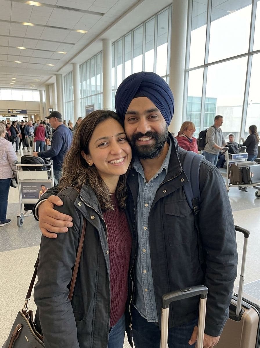 Long distance, finally together