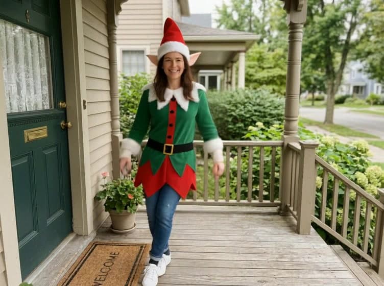 AI Christmas Elf Dance Video