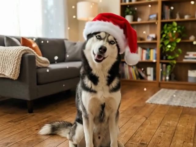 AI Pet Christmas Video
