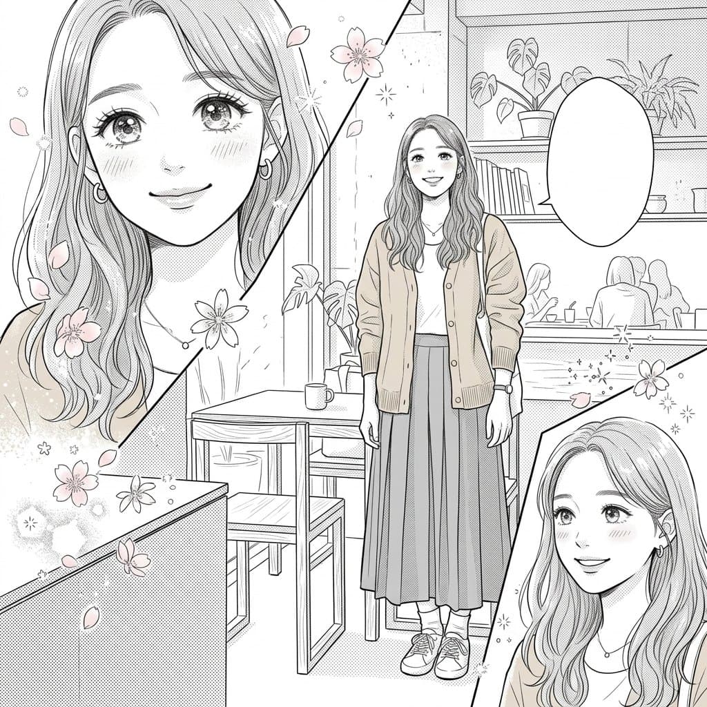 예시 2: 만화 페이지