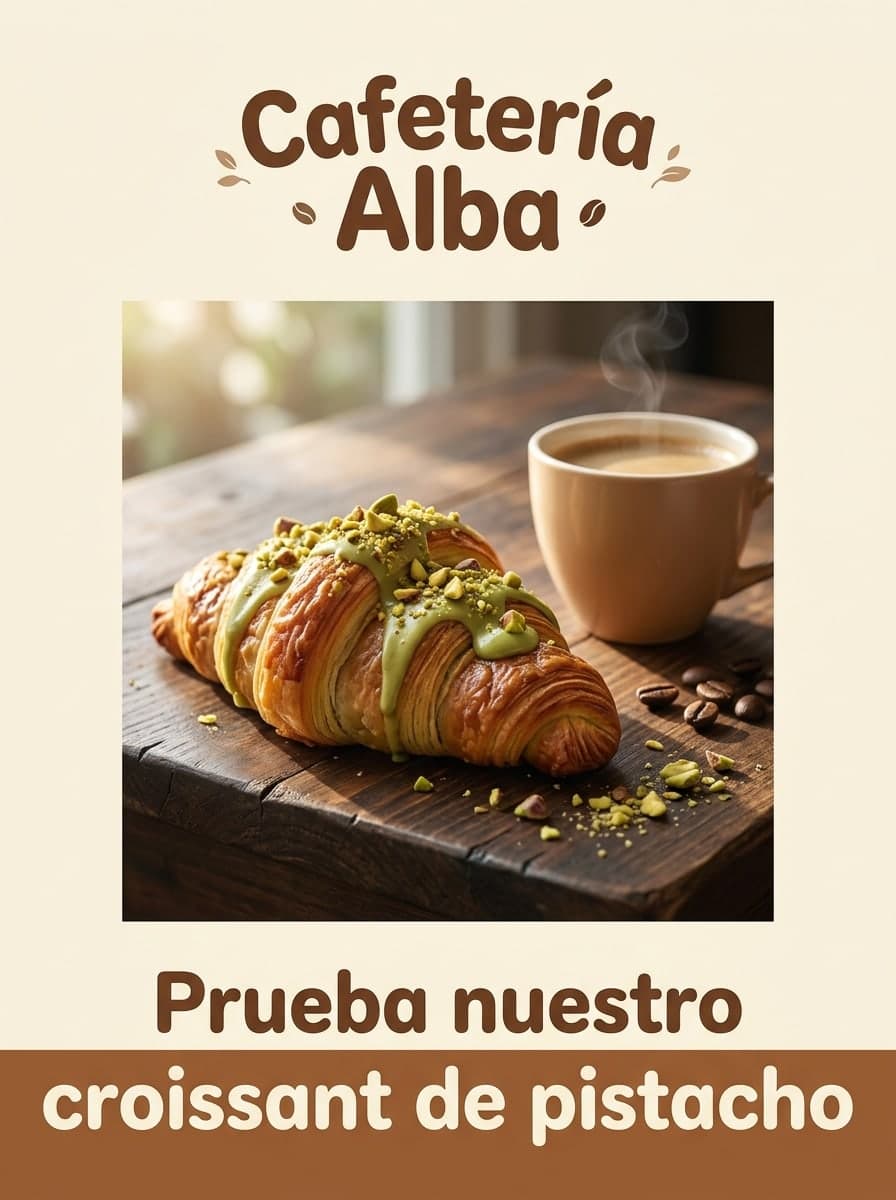 Novedad de cafetería
