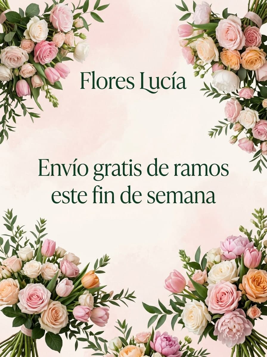 Promoción de floristería