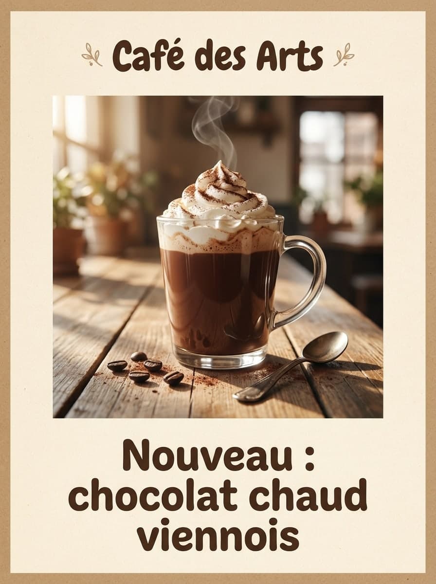 Nouveauté au café