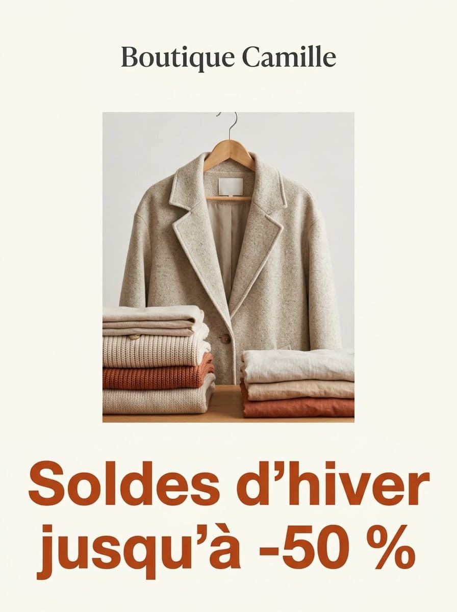 Soldes en boutique
