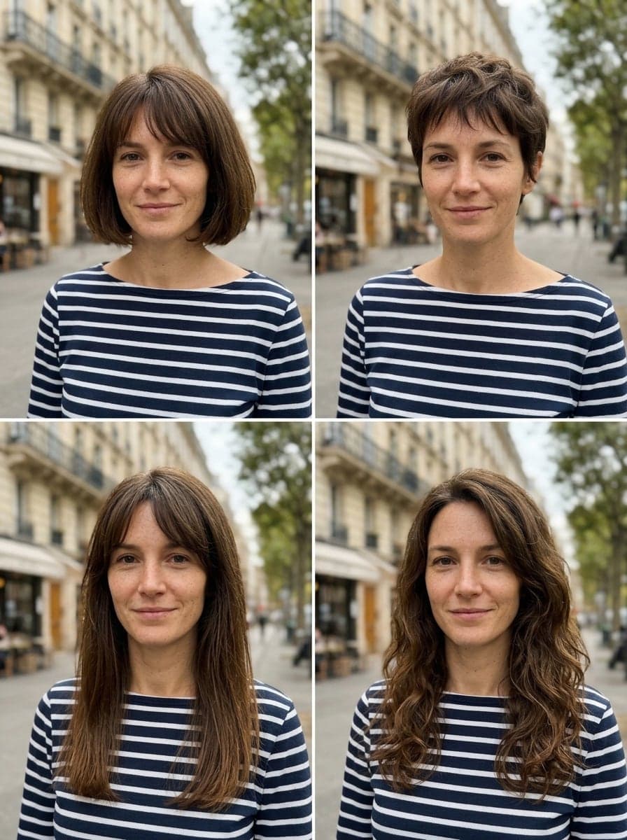 Femme · 4 coupes classiques