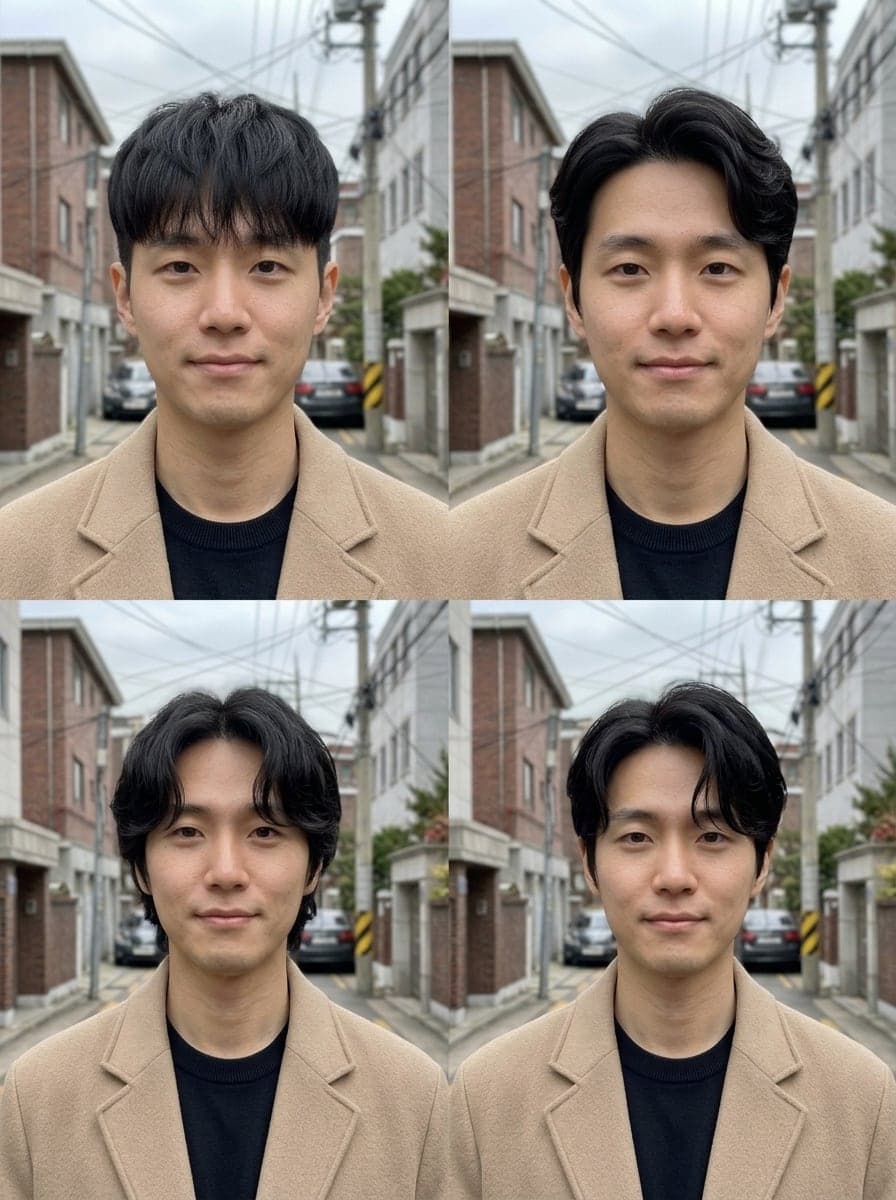Men · 4 Korean styles