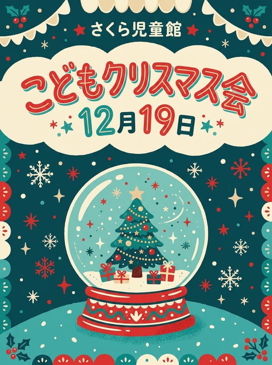 子ども向けイベント: 「さくら児童館」 · 「こどもクリスマス会 12月19日」