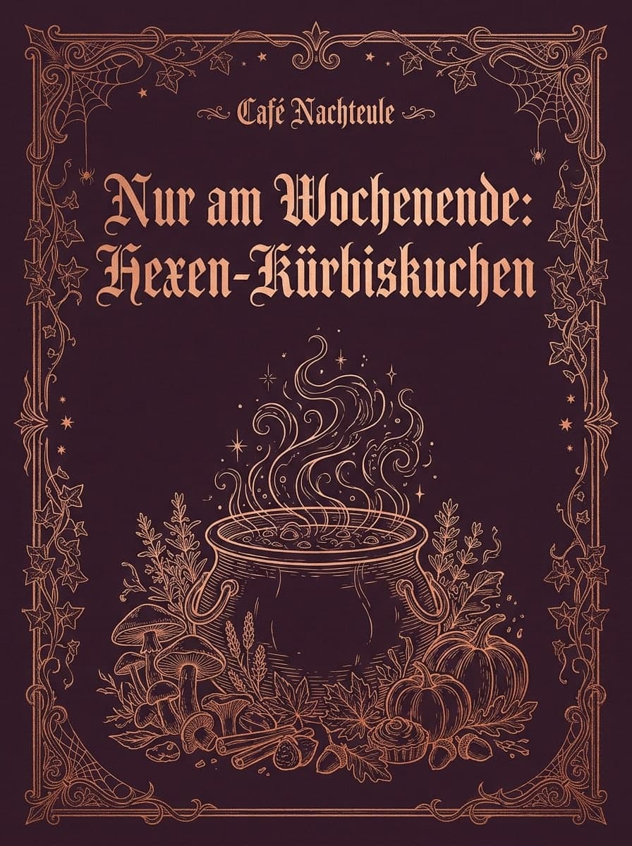Grusel-Special: „Café Nachteule“ · „Nur am Wochenende: Hexen-Kürbiskuchen“