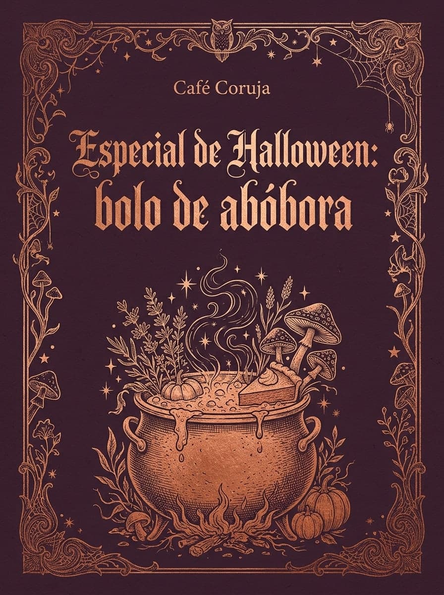 Especial de Halloween: “Café Coruja” · “Especial de Halloween: bolo de abóbora”