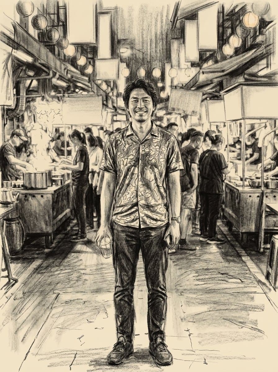 範例 1: 線稿