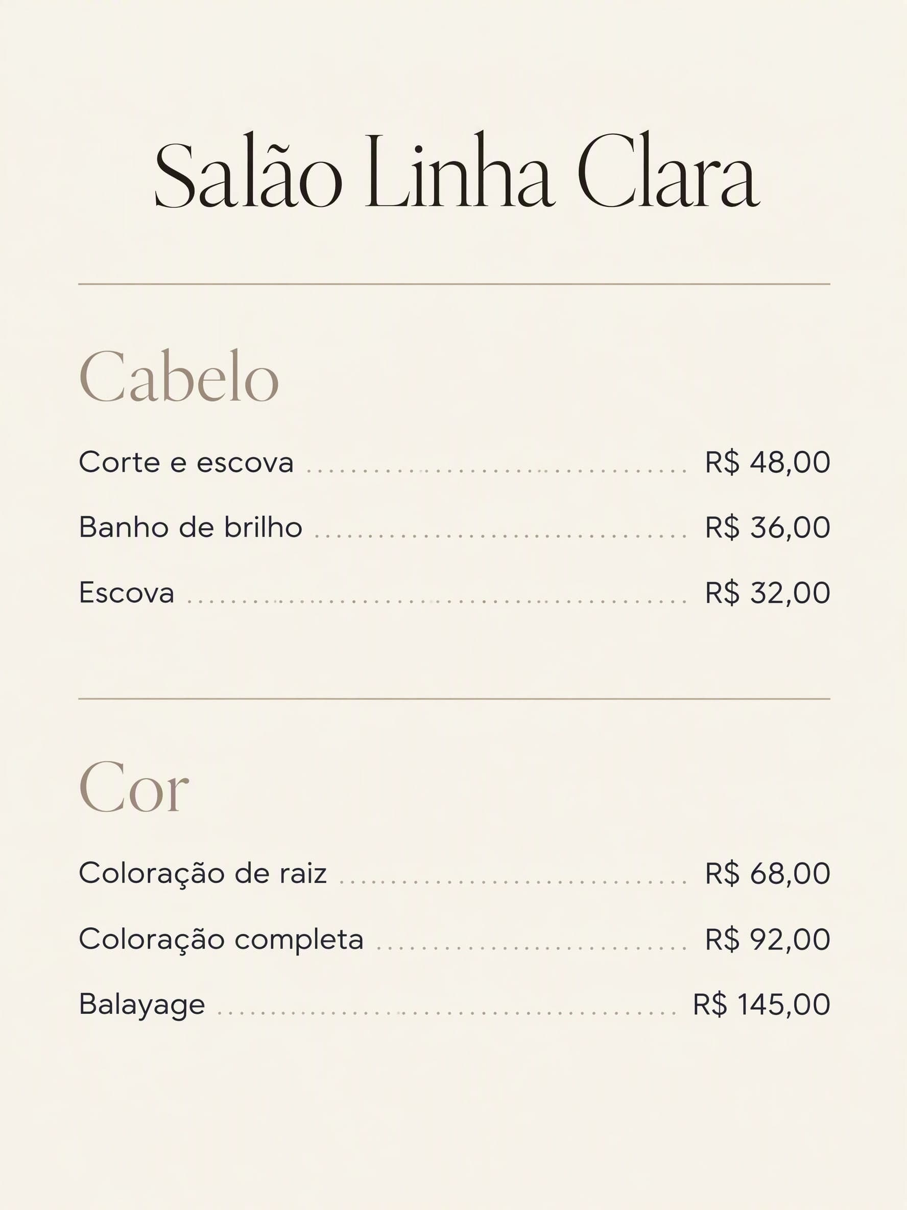 Branco minimalista