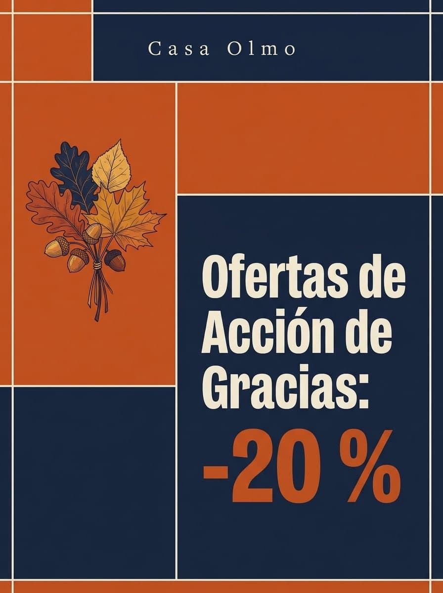 Oferta de Acción de Gracias: «Casa Olmo» · «Ofertas de Acción de Gracias: -20 %»