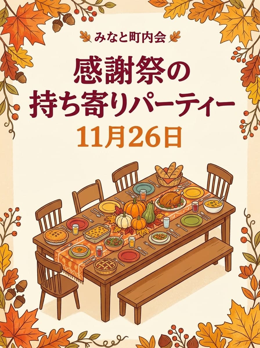 家族の持ち寄り会
