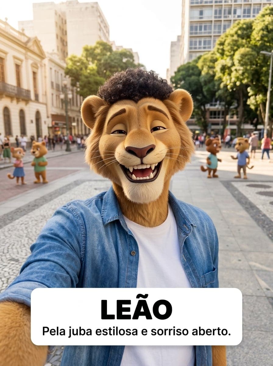 Ou escolha você mesmo o animal