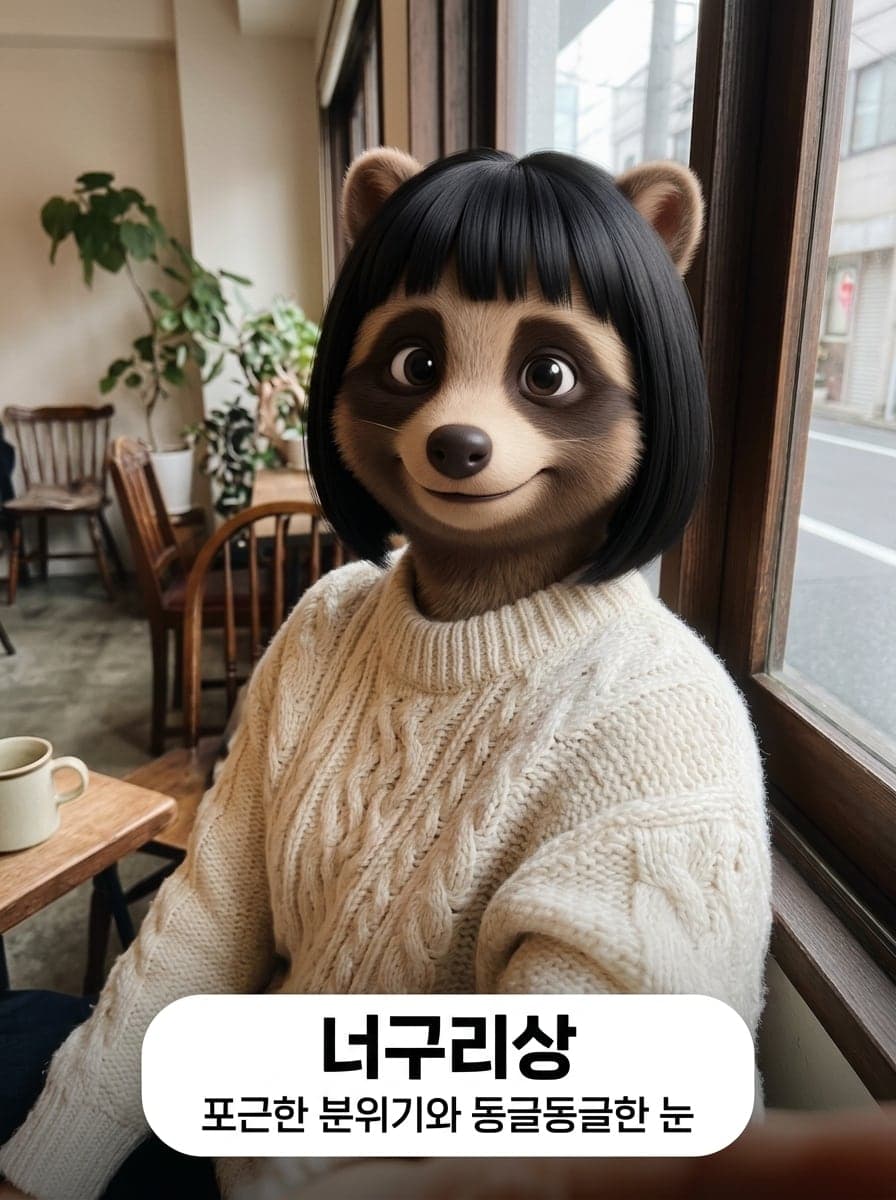 AI 판정: 너구리상