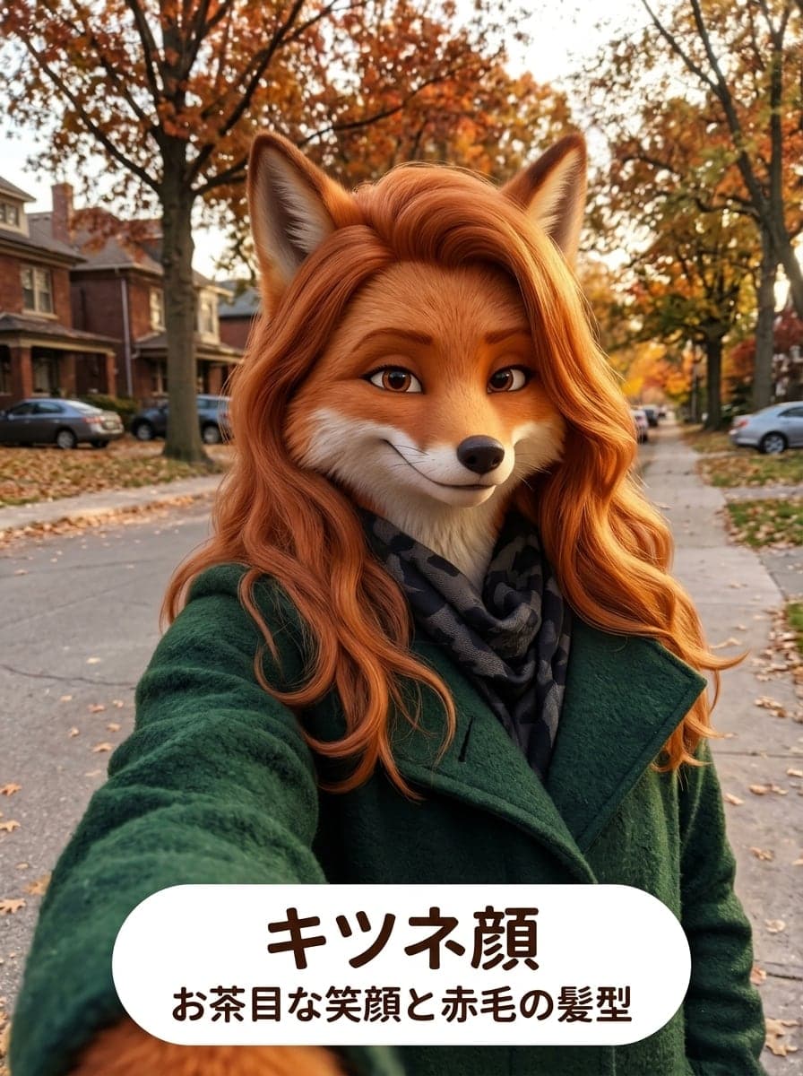 AI診断:キツネ顔