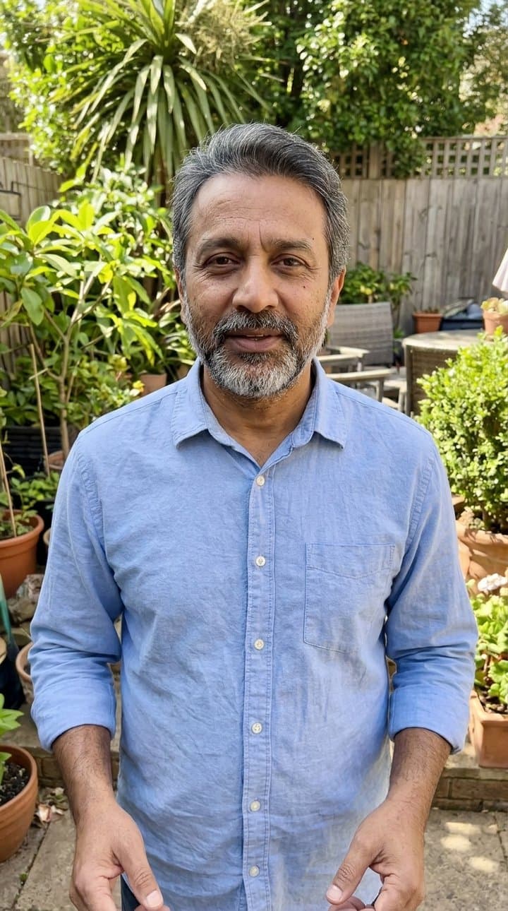 Arjun, 50s, garden