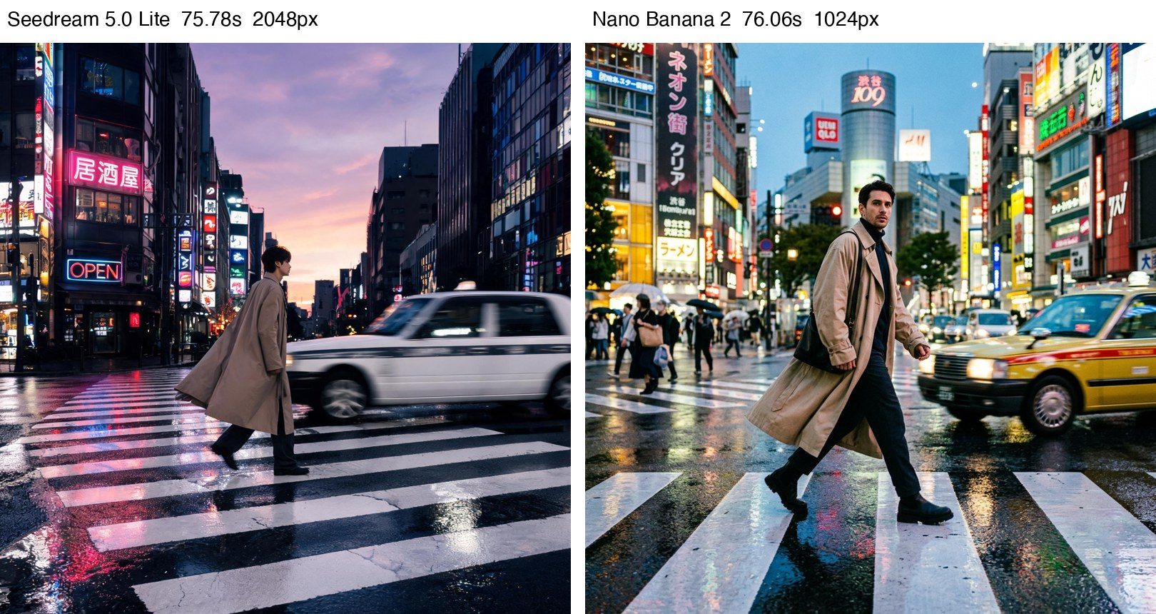 Tokyo street editorial from both models