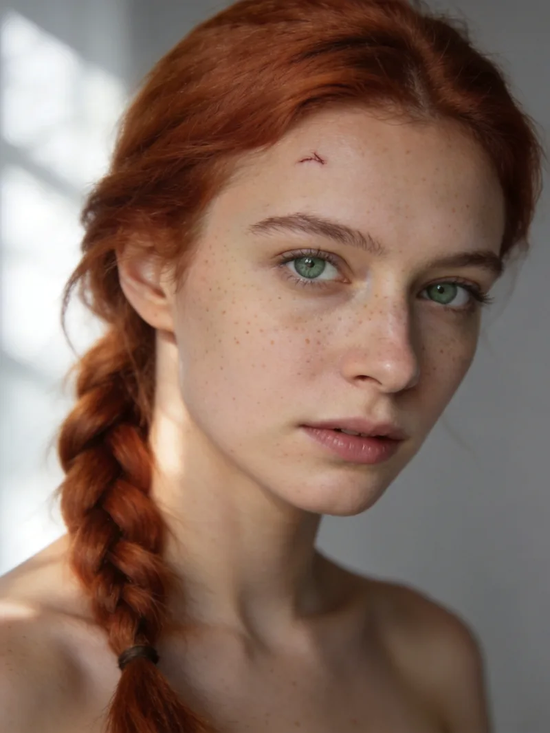 Reference image 2: face close-up