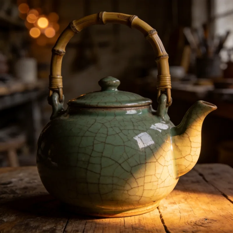 Reference image 1: ceramic teapot