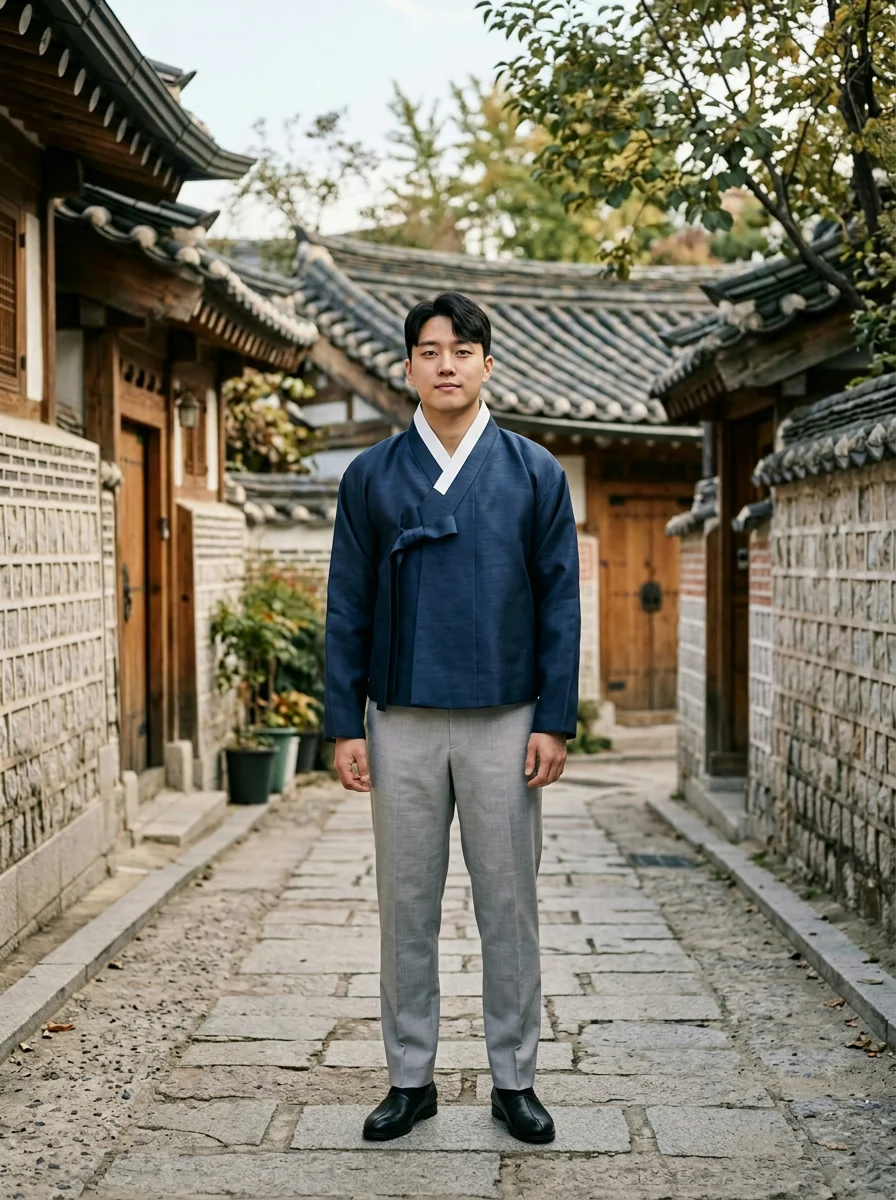 같은 사람에게 적용한 다른 코디 변경 후 1
