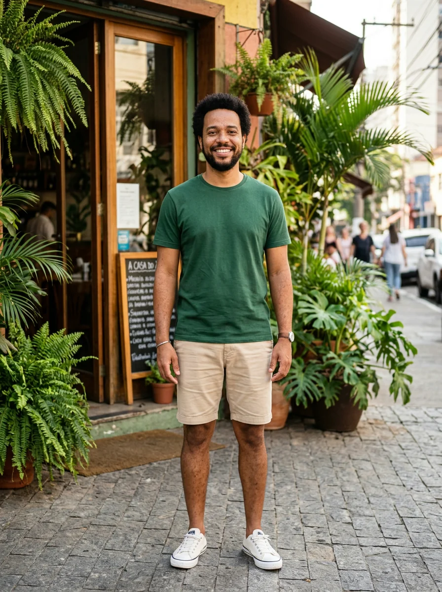 Trocas de roupa na mesma pessoa Antes 1