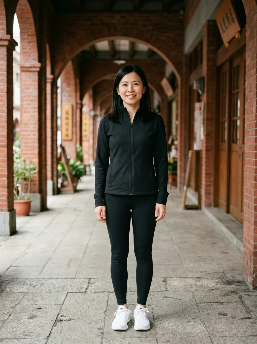 同一個人更換不同服裝 處理前 1
