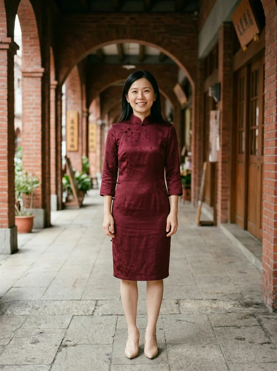 同一個人更換不同服裝 處理後 1