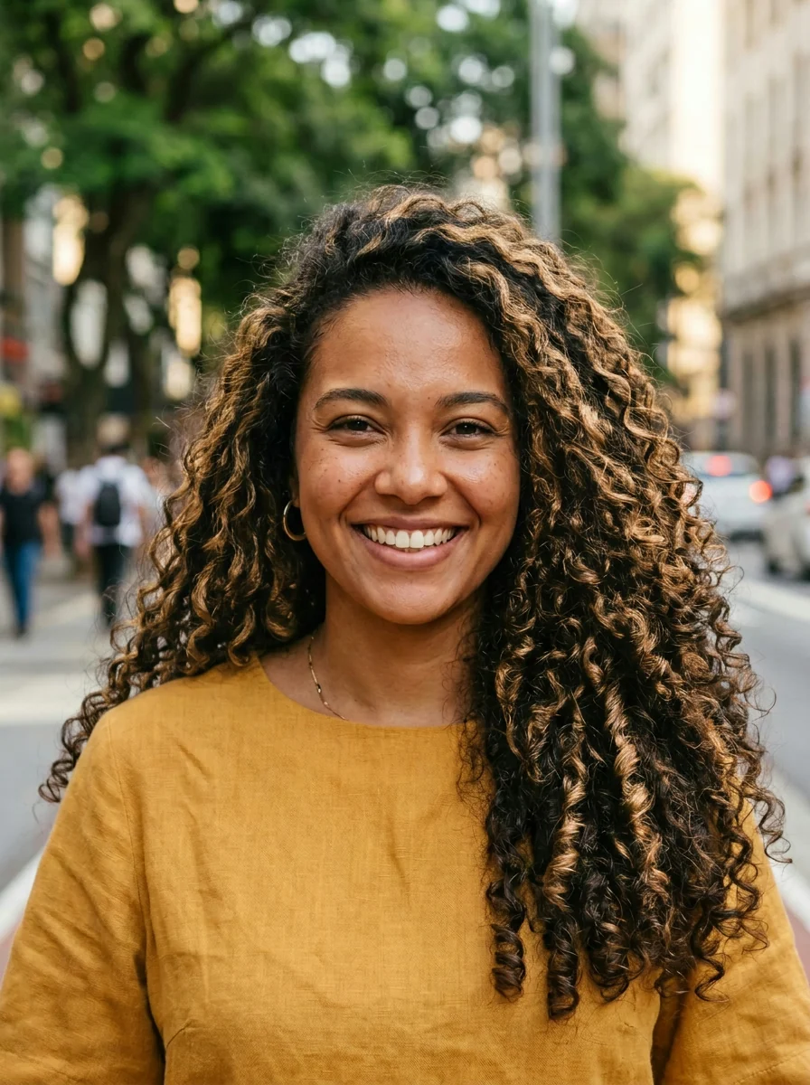 Trocador de cor de cabelo IA com aspecto natural