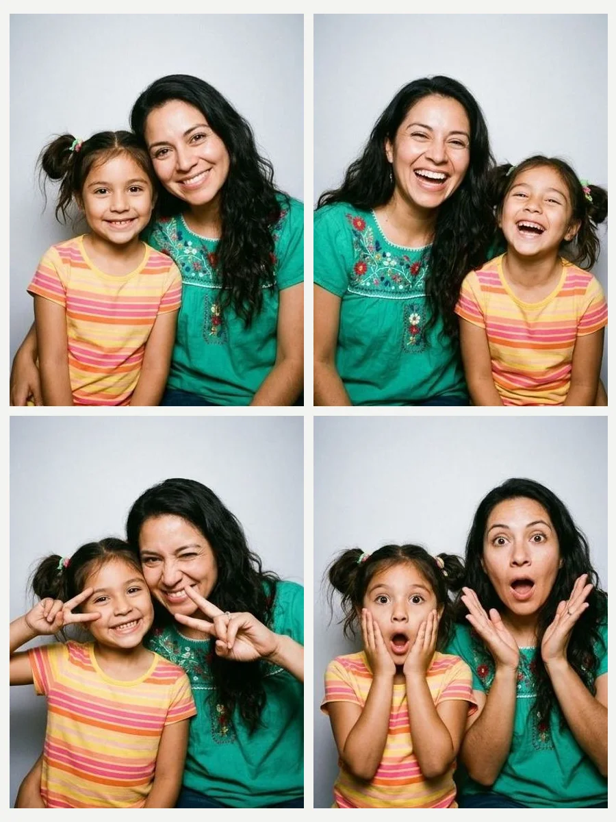 Tiras de fotos hechas con el fotomatón Tus 4 fotos 1