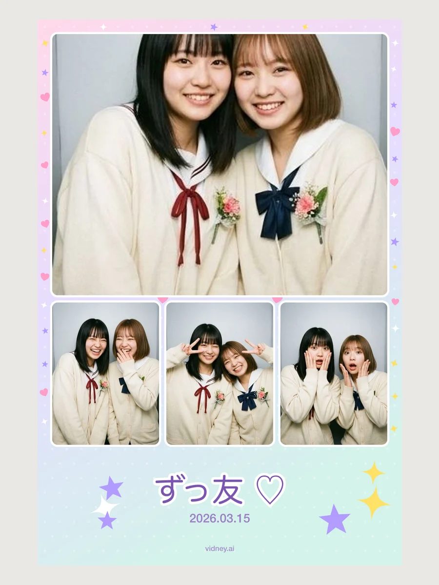 韓国プリクラ風オンラインフォトブース